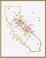 California - Home Is Where The Confetti Is
