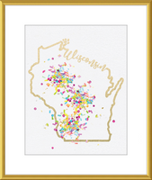 Wisconsin - Home Is Where The Confetti Is