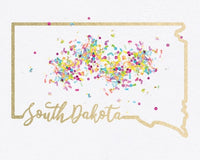 South Dakota - Home Is Where The Confetti Is